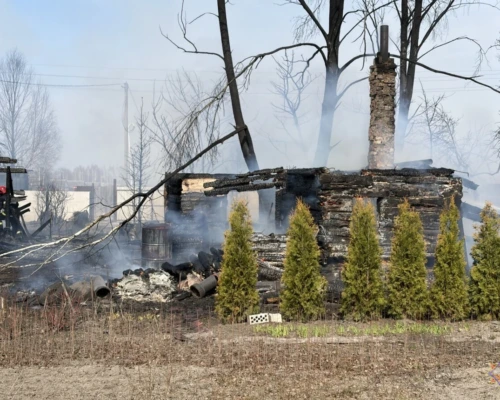Костер вне правил: в Бобруйском районе сгорели два дома