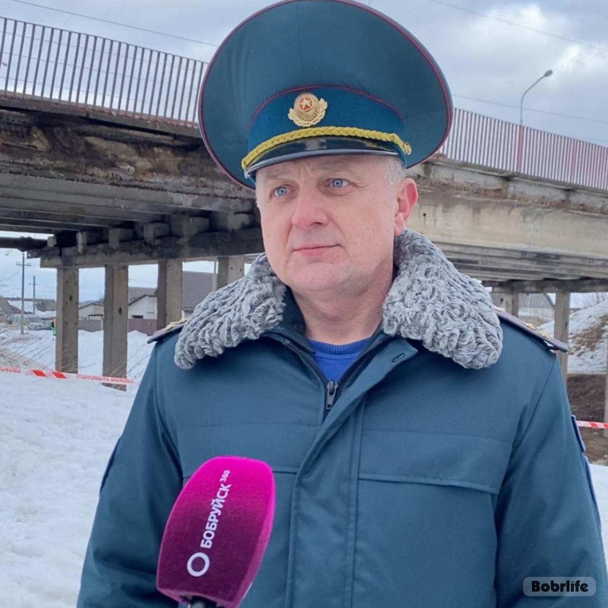 Начальник Бобруйского ГРОЧС Андрей Бабин с места ЧП на ул. К.Маркса: «Будут приняты все меры по обеспечению безопасности для наших граждан»