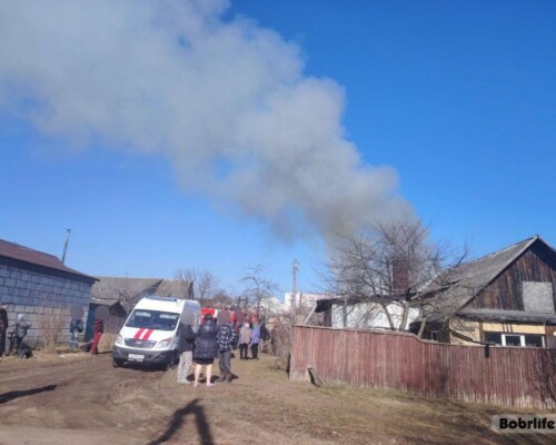 На улице Кутузова произошел пожар в частном секторе Бобруйска