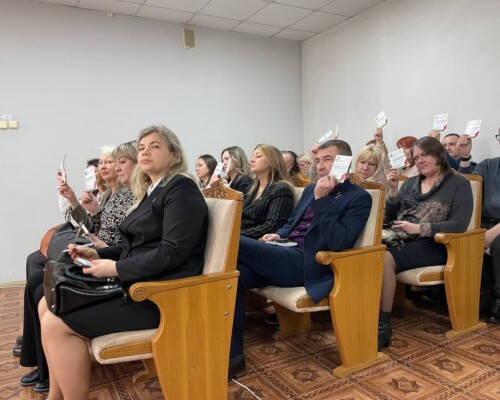 Прошла отчетная конференция Первомайского районного отделения Бобруйска белорусской партии «Белая Русь»