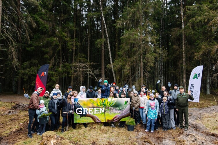 «Эко Движ. Зеленый сезон»: А1 собрал 8 000 гаджетов и высадил более 8 000 деревьев
