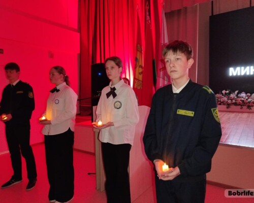 «Помни, человечество, о печах дьявола». В 35-й СШ Бобруйска почтили память узников фашистских концлагерей