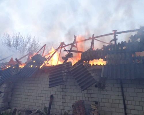 «Уже шифер стреляет! Внутри человек!» В Бобруйском районе произошел пожар