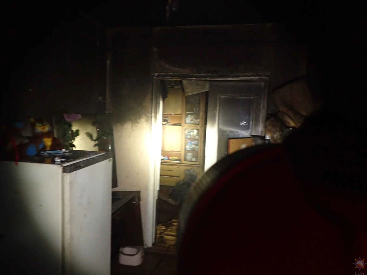 Пожар в Бобруйском районе: в горящей квартире погибла женщина