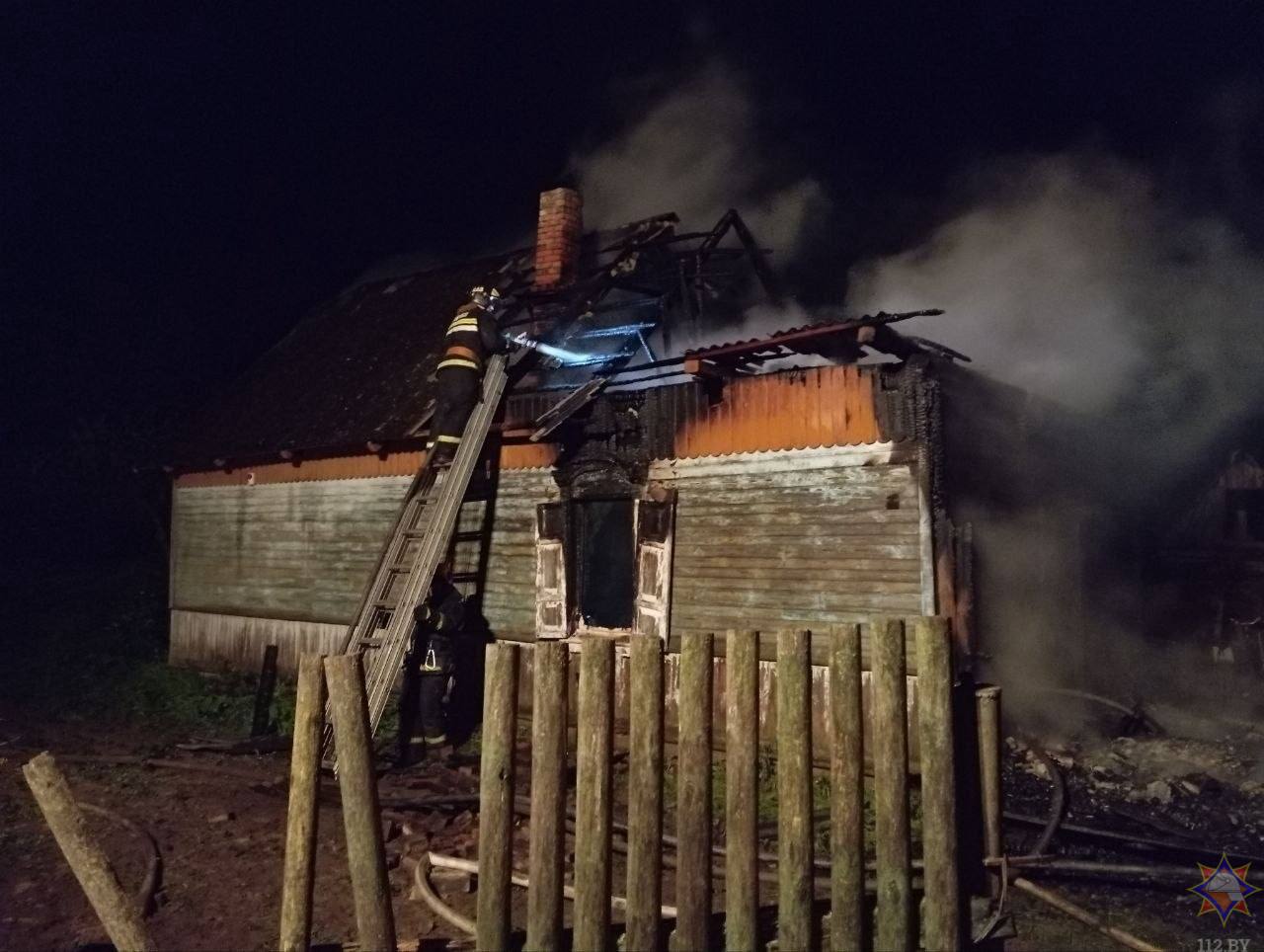 На пожаре в Бобруйском районе погибла женщина