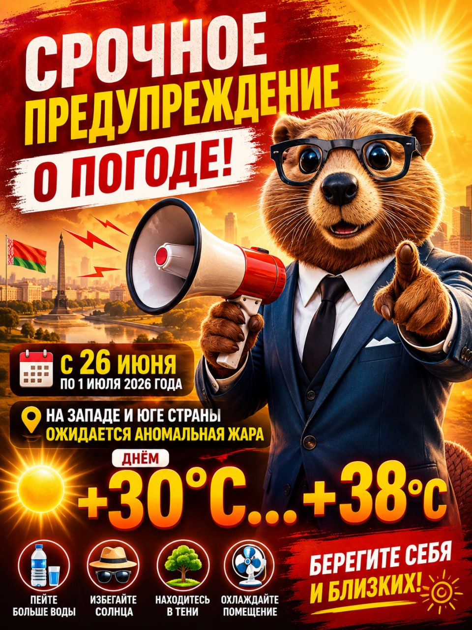 Жара близко! Воздух прогреется да аномально высоких отметок