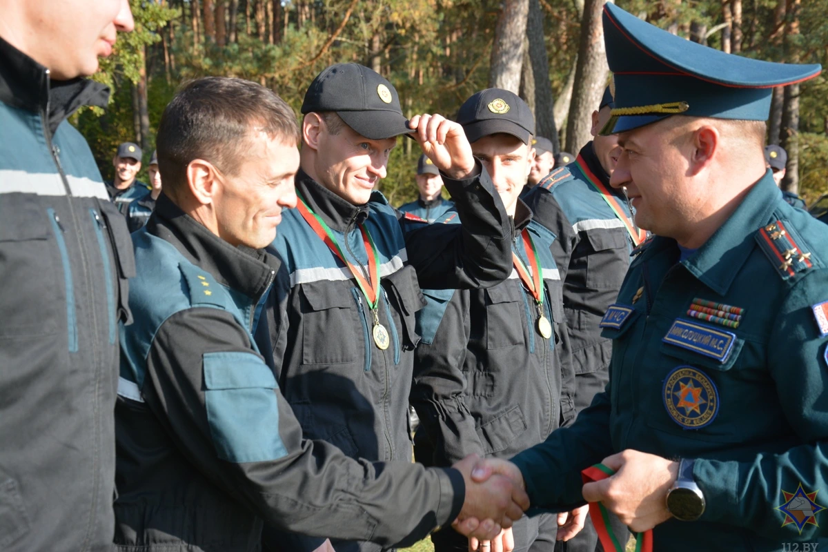Бобруйский ГРОЧС – лучший! В Могилеве прошли областные соревнования «Многоборье спасателей»