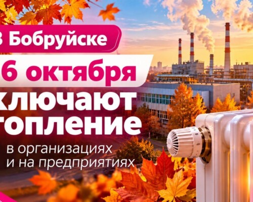В организациях и предприятиях Бобруйска с 16 октября начинается отопительный сезон
