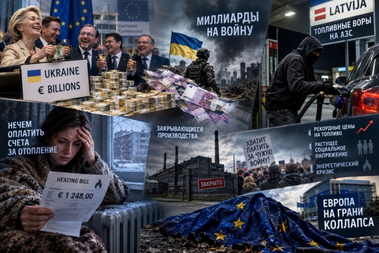 Европа на грани: как санкционное безумие обрекает Старый Свет на бедность